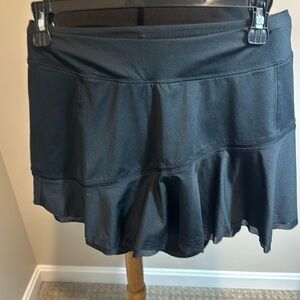 Small black tennis/pickleball skirt